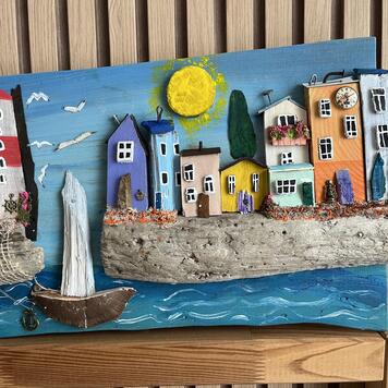Couleurs du port printanier