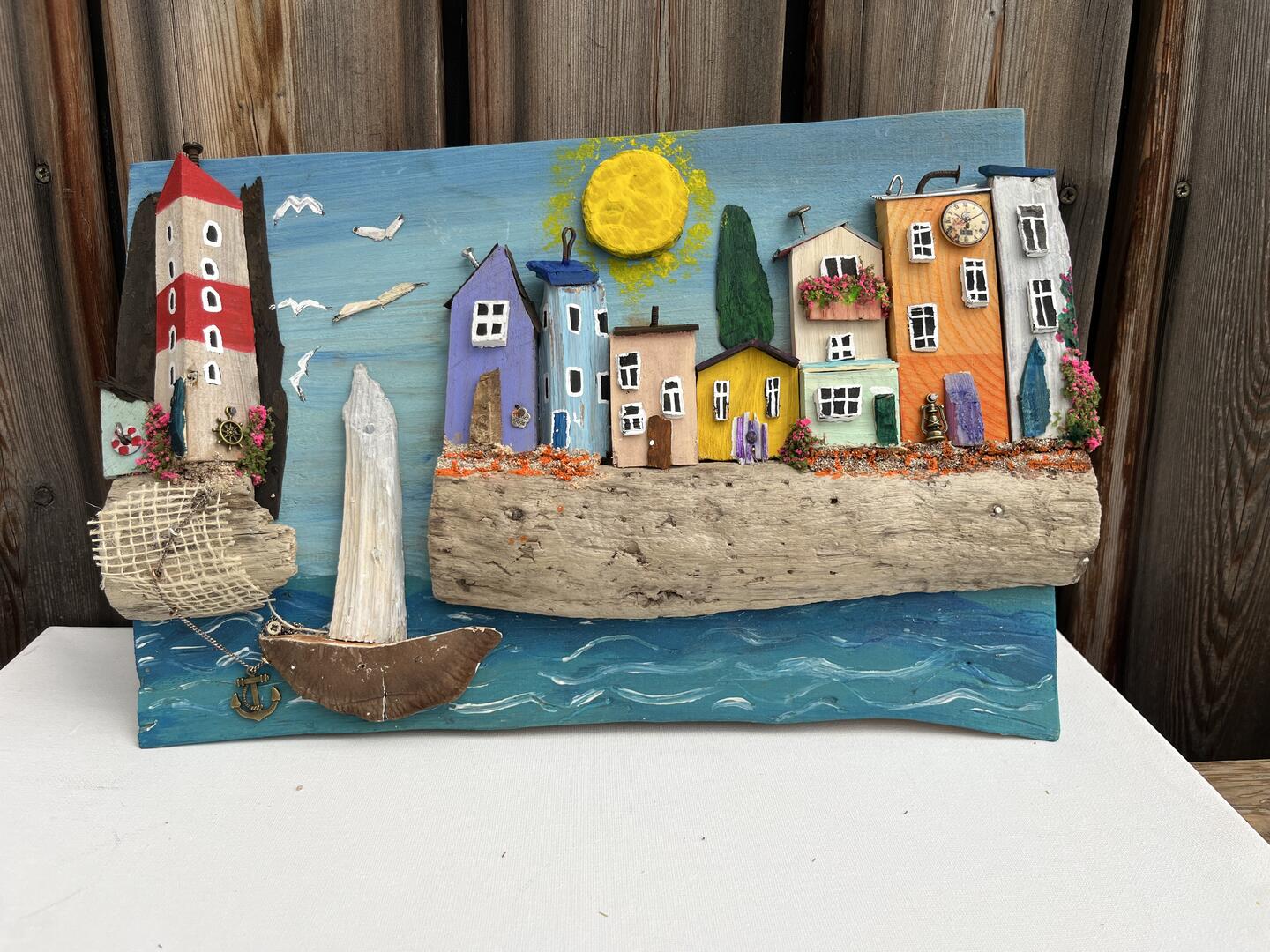 Couleurs du port printanier