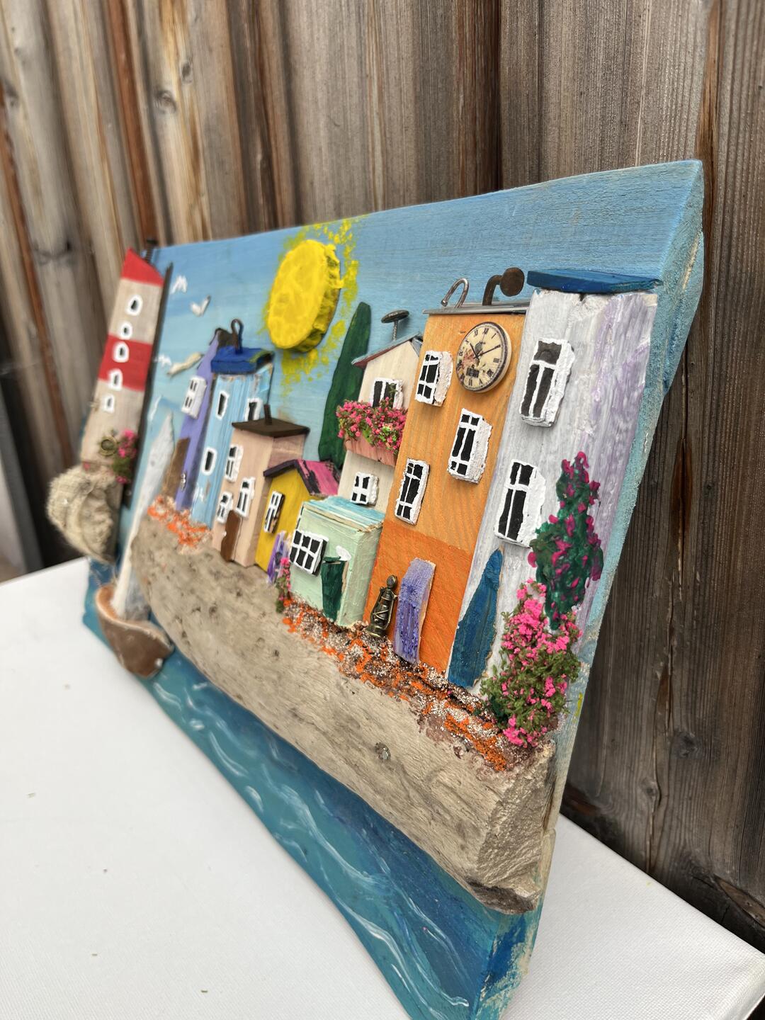 Couleurs du port printanier